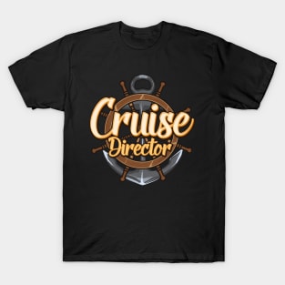 Funny I Am The Cruise Director Boating Captain T-Shirt